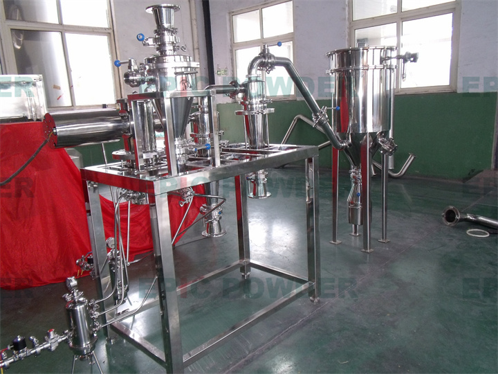 實驗型圓盤式氣流粉碎機